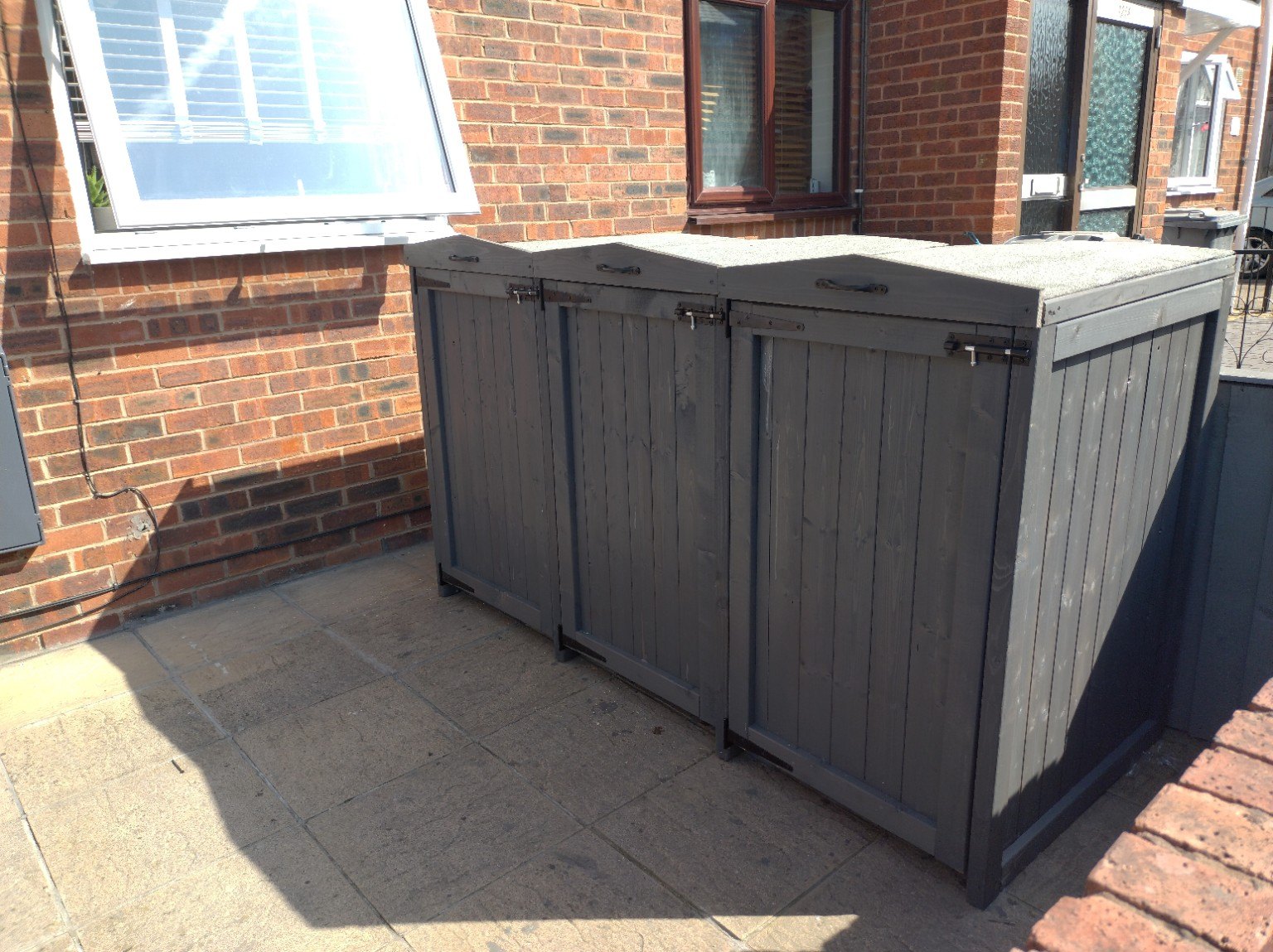 Storage alongside the house